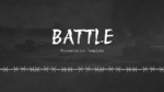 Black and White Battle PowerPoint Templates