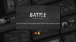 Black and White Battle PowerPoint Templates Featured Image