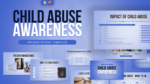 Child Abuse Awareness PowerPoint Templates Featured image