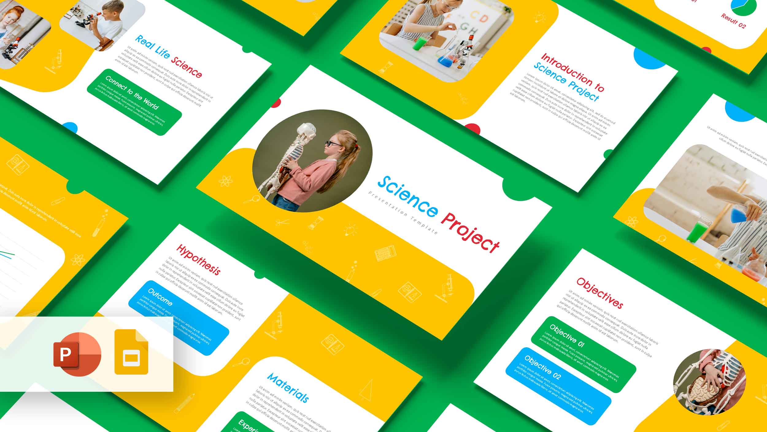 Free Science Project PowerPoint Templates and Google Slides Featured Image