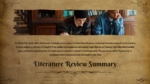 Free Vintage Literature Review Summary PowerPoint Templates