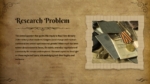 Free Vintage Research Problem PowerPoint Templates