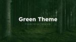Green Theme PowerPoint Templates