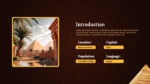 Introduction Slide From Egypt PowerPoint Templates