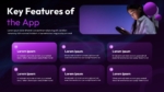 Key Features of the App PowerPoint Templates