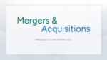 Mergers & Acquisitions PowerPoint Presentation Templates