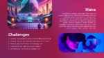 Metaverse Risk and Challenges PowerPoint Template