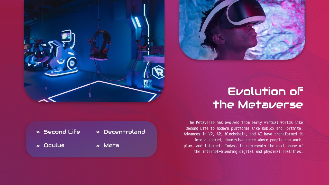 Metaverse Evolution Presentation Template
