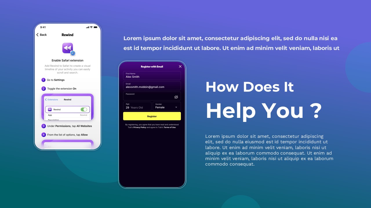 Mobile App PPT Template