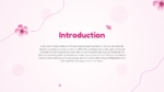 Pink Theme Introduction PowerPoint Templates