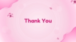 Pink Theme Thank You PowerPoint Templates