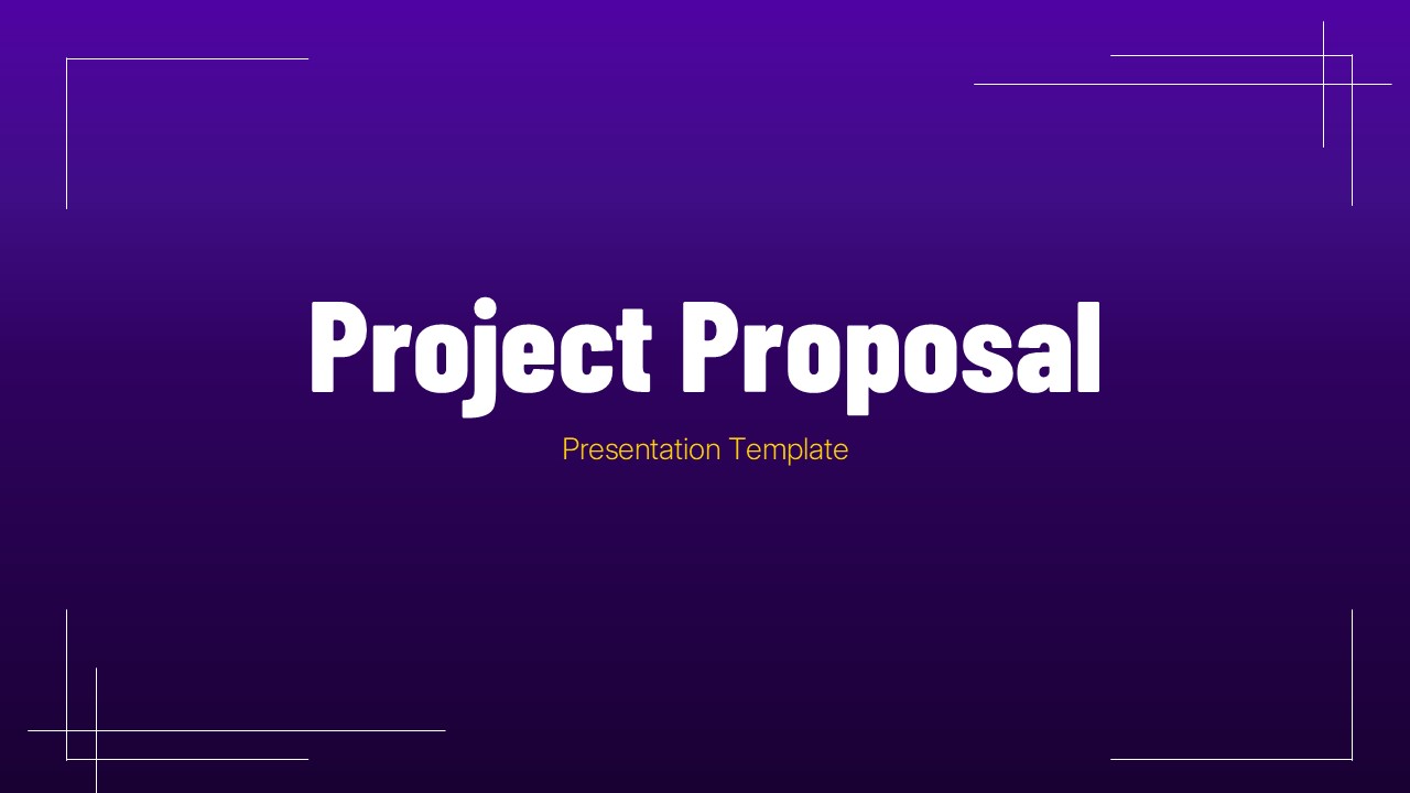 Project Proposal PowerPoint Templates