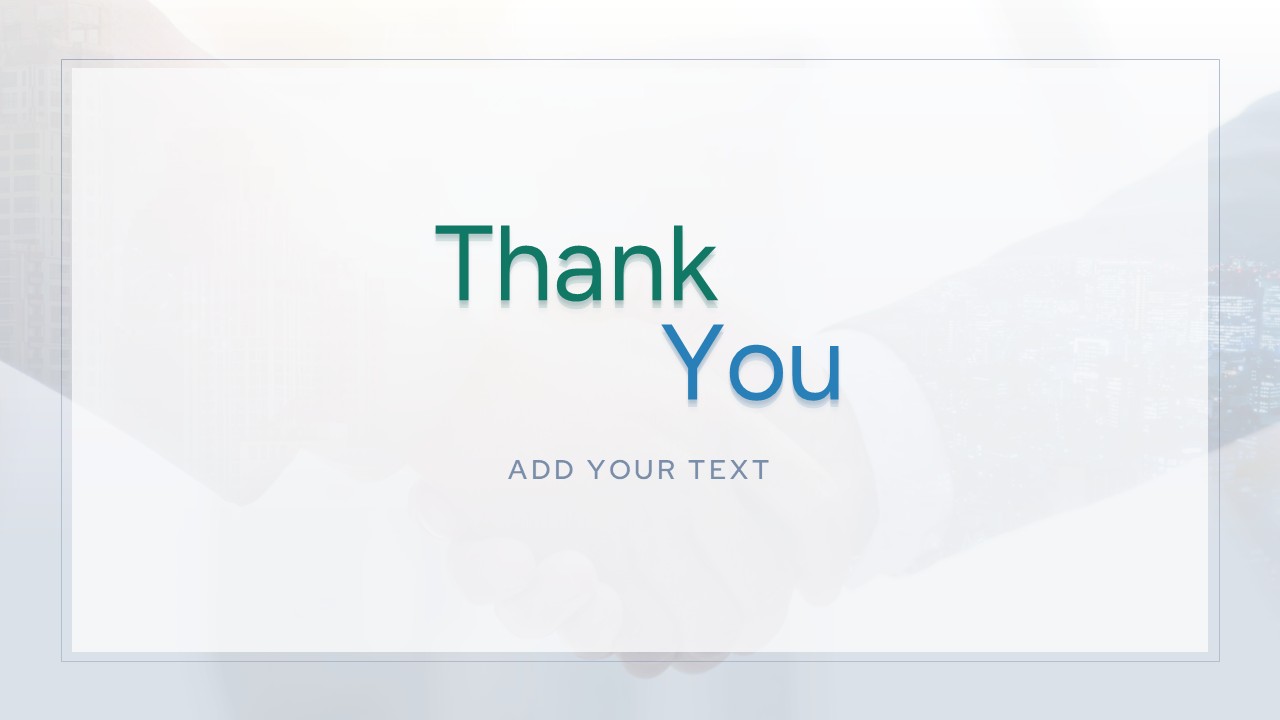 Thank You PowerPoint Slide Template