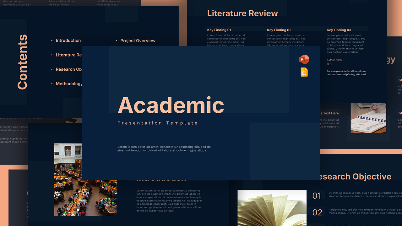 Free Academic Research Presentation Templates for PowerPoint & Google Slides Featured Image