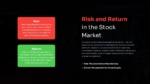 Risk and Return in the Stock Market Slide