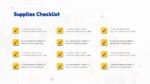 Supplies Checklist PowerPoint Template