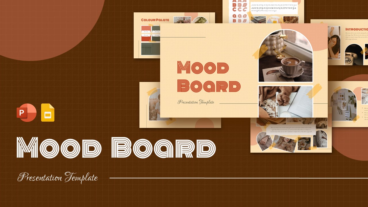 Vintage Aesthetic Mood Board Showcase for PowerPoint & Google Slides Featured Image