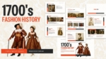 1700’s Fashion History Template for PowerPoint Google Slides