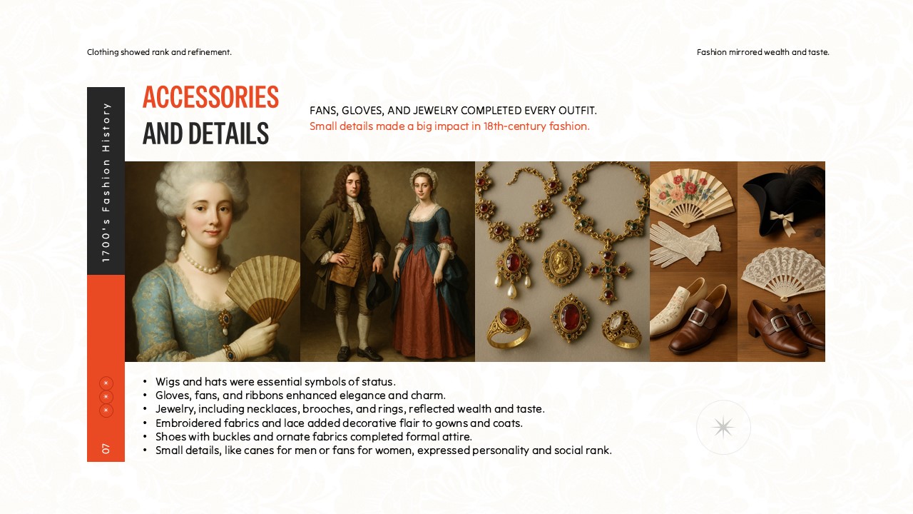 Accessories and Details PowerPoint and Google Slides