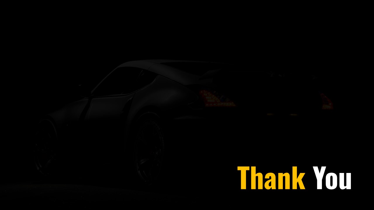 Automotive Business Plan Thank You PowerPoint and Google Slides