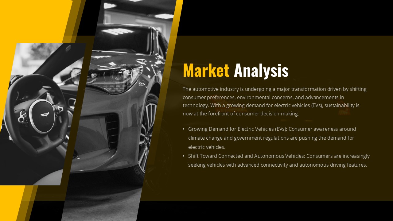 Automotive Market Analysis for PowerPoint and Google Slides