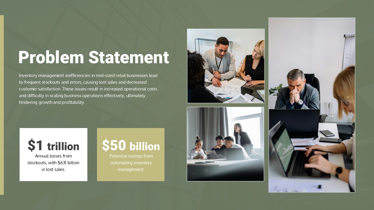 Business Project Problem Statement PowerPoint and Google Slides