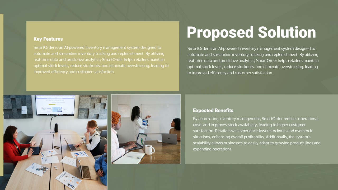 Business Project Proposed Solution PowerPoint and Google Slides