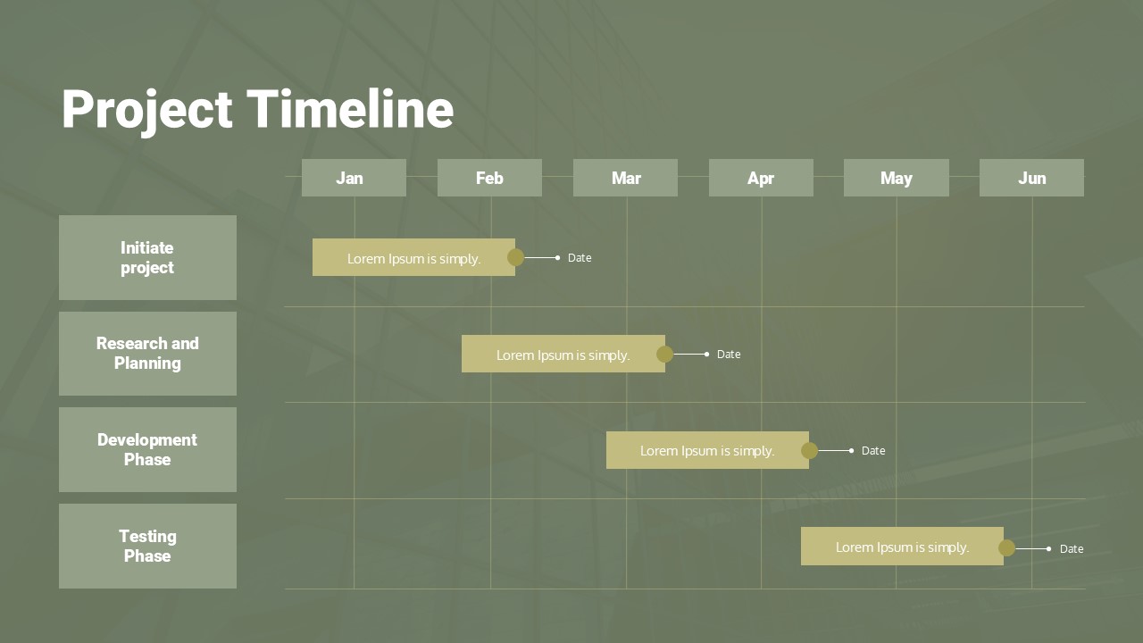 Business Project Timeline PowerPoint and Google Slides