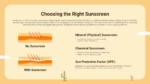 Choosing the Right Sunscreen PPT And Google Slides