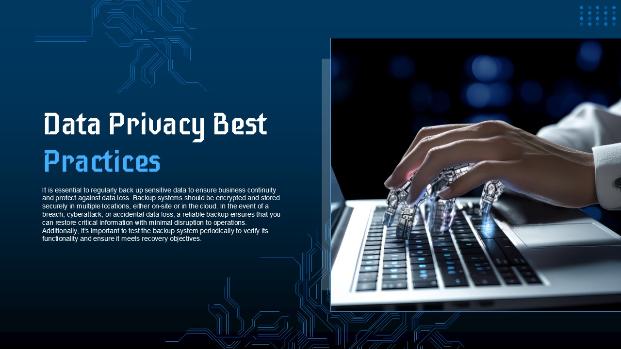 Data Privacy Best Practices PowerPoint and Google Slides Template