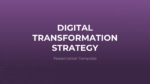 Digital Transformation Strategy Template For Ppt And Google Slides