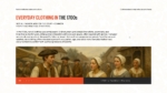 Everyday Clothing in the 1700's PowerPoint and Google Slides
