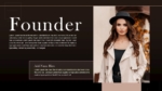 Fashion Lookbook Founder Template for PowerPoint and Google Slides