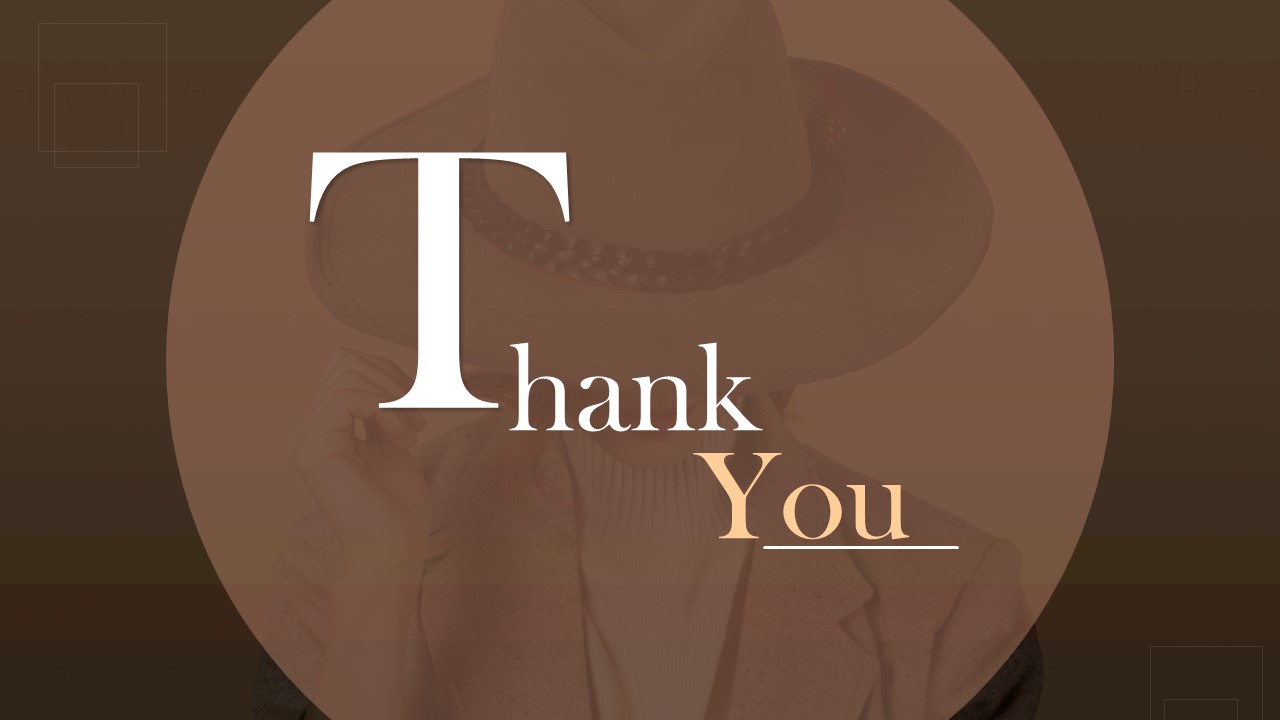 Fashion Lookbook Thank You Template for PowerPoint and Google Slides