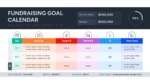 Fundraising Goal Q4 Calendar Template for PowerPoint and Google Slides
