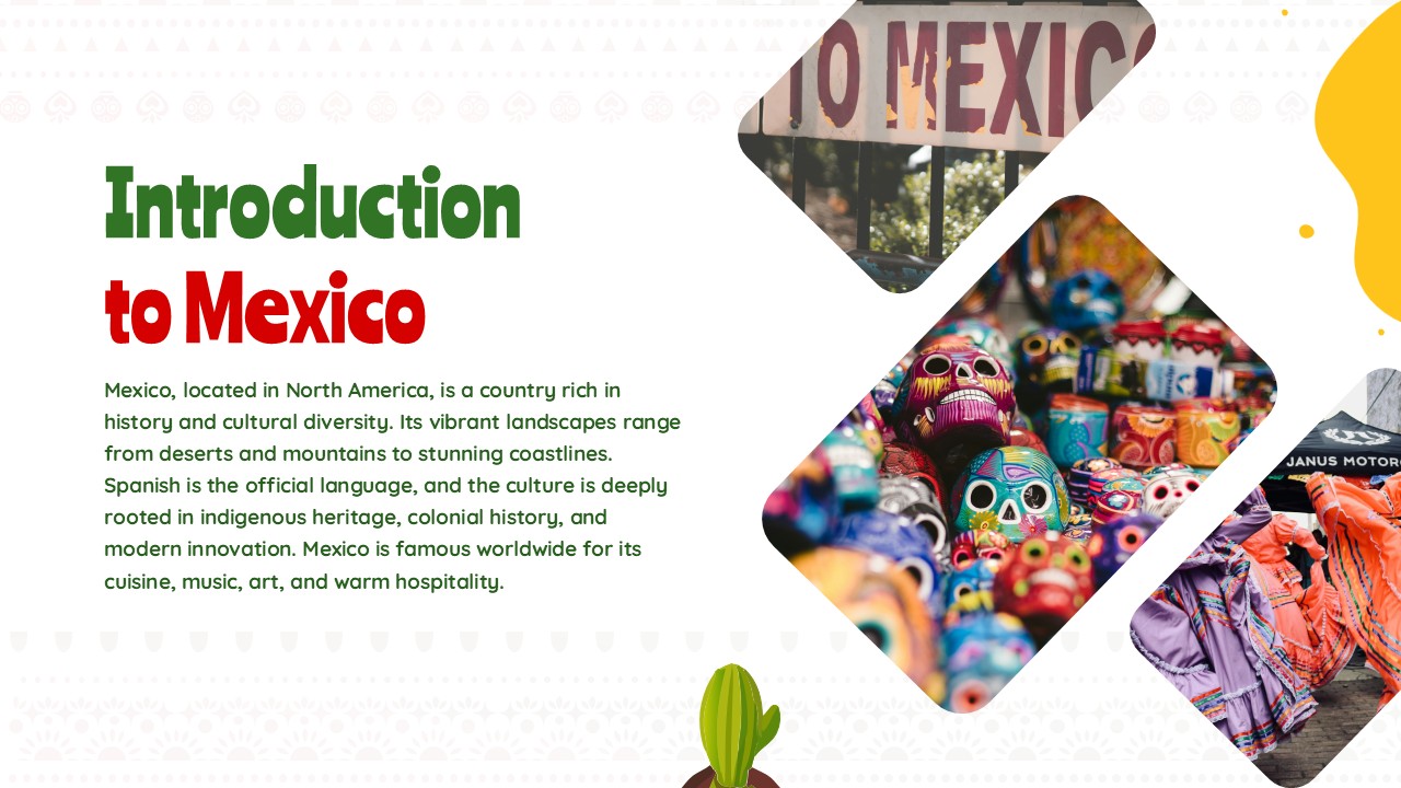 Introduction Slide Mexican Theme Template For PowerPoint And Google Slides