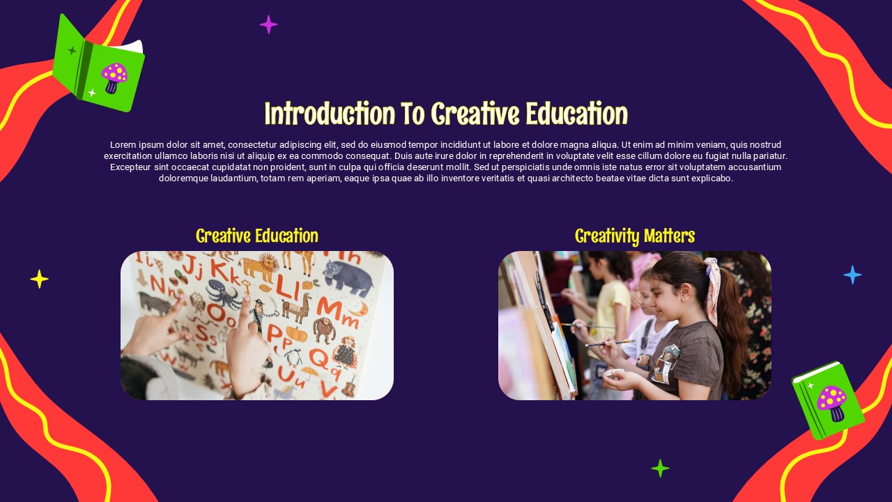 Introduction to Creative Education PPT Google Slide