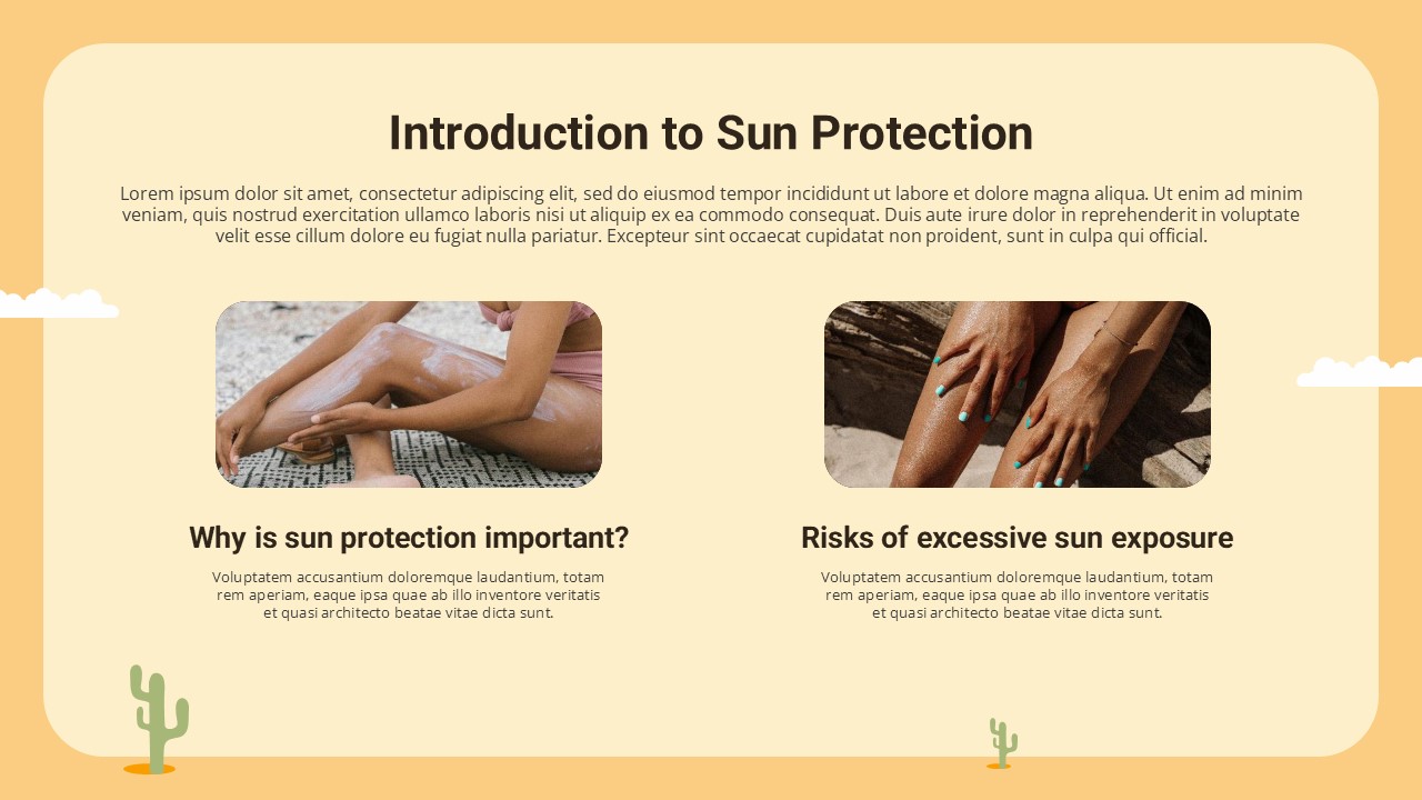 Introduction to Sun Protection PPT and Google Slides