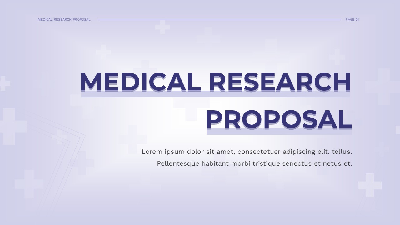 Medical Research Proposal Presentation Template for Google Slides And PowerPoint