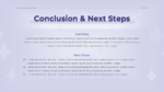 Medical Research Proposal Template Conclusion for PPT and Google Slides