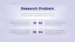 Medical Research Proposal Template Research Problem for PPT and Google Slides