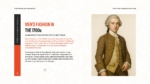 Men's Fashion in the 1700's PowerPoint and Google Slides