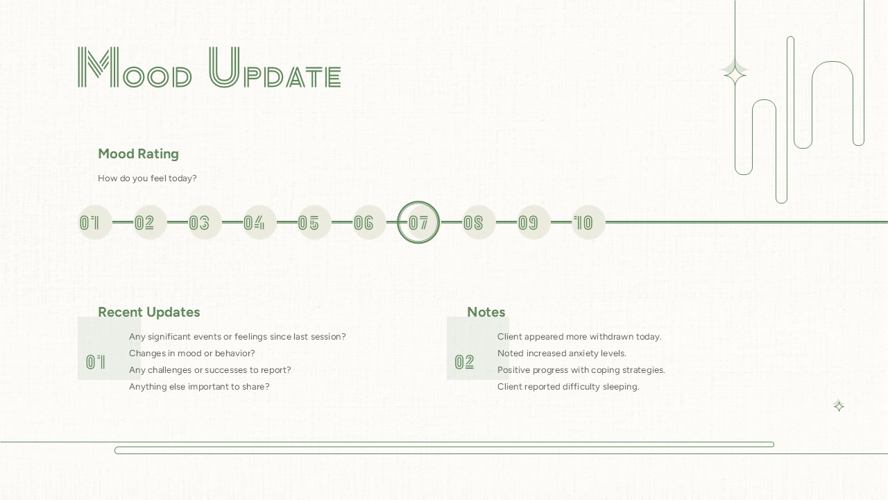 Mood Update Template for PowerPoint and Google Slides