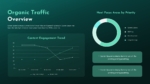 Organic Traffic Overview Template for PPT and Google Slides