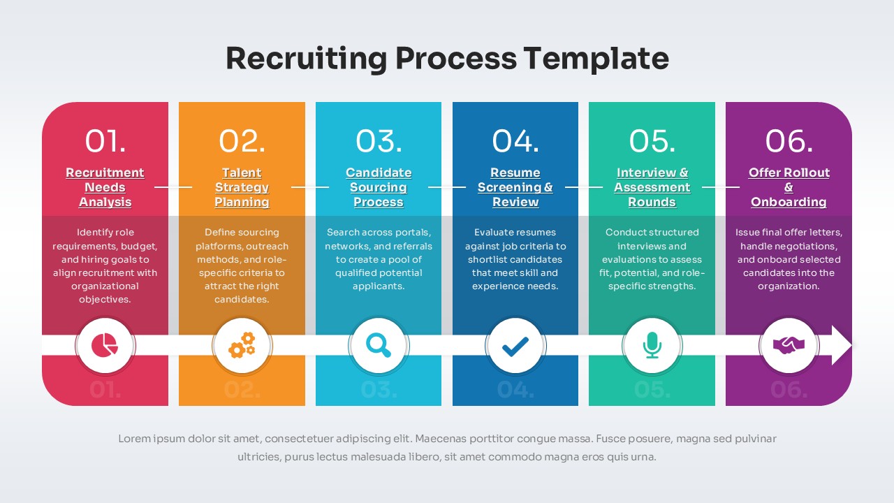 Recruiting Process Template for PowerPoint and Google Slides