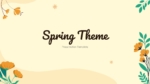 Spring Theme Template for Google Slides and PowerPoint