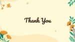Thank You Spring Theme Template for PowerPoint and Google Slides