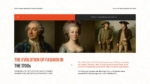The Evolution of Fashion in the 1700s PowerPoint Google Slides