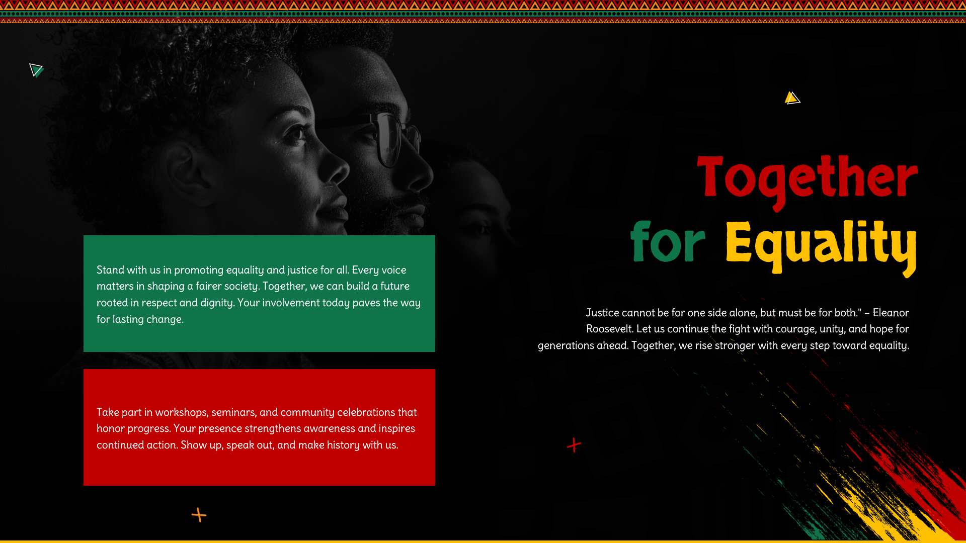 Together for Equality PowerPoint and Google Slides