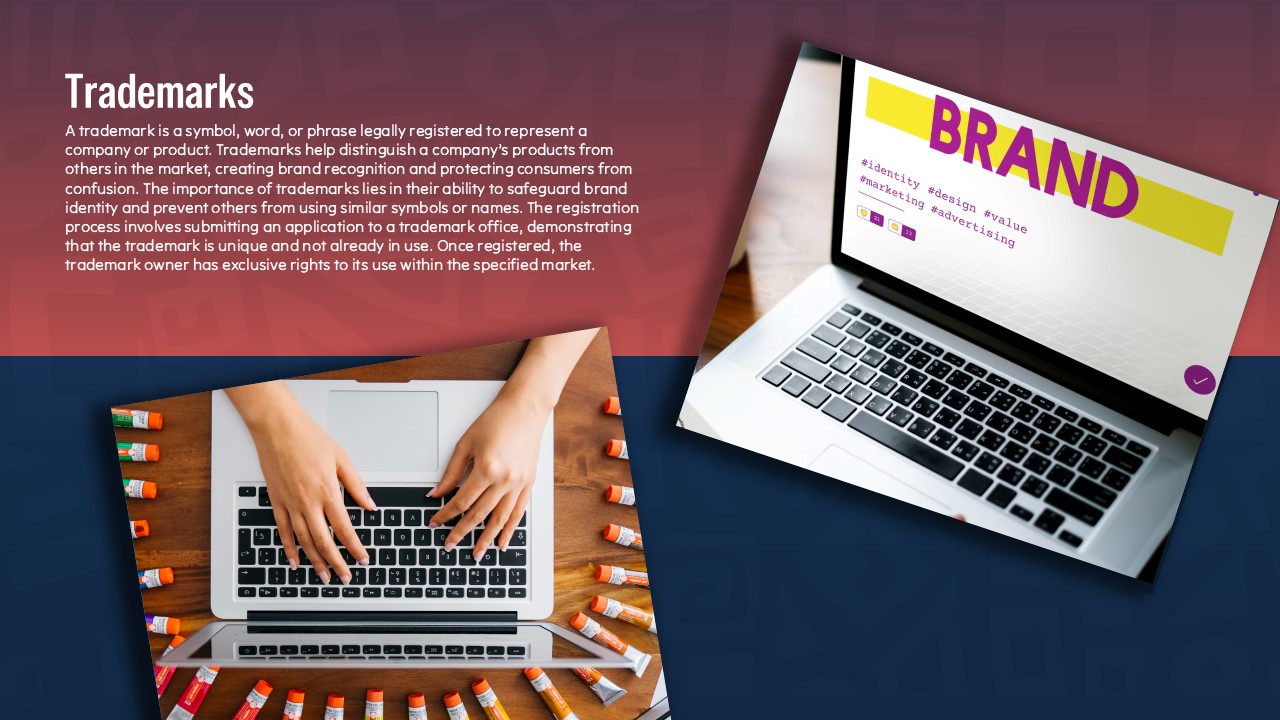 Trademarks Intellectual Property Rights Template PPT and Google Slides